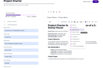 AI Project Charter Generator