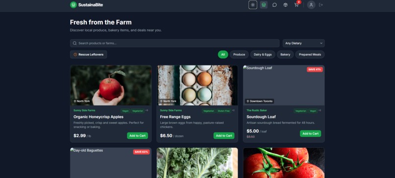 SustainaBite – screenshot 2