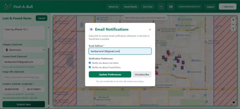Find-A-Bull – screenshot 2