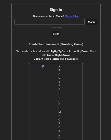 A Simple Login – screenshot 2