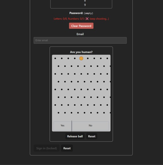 A Simple Login – screenshot 3