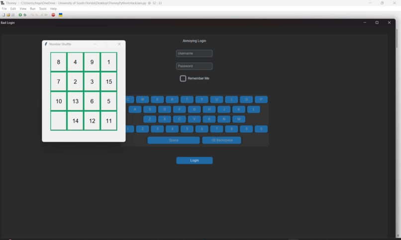 Annoying Login – screenshot 2