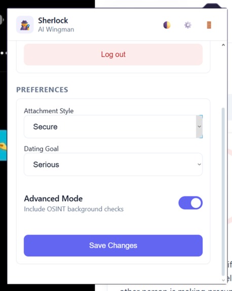 Screenshot Sherlock – screenshot 2