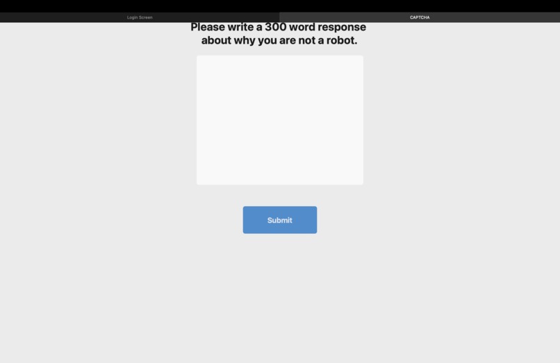 HackJam UI – screenshot 2