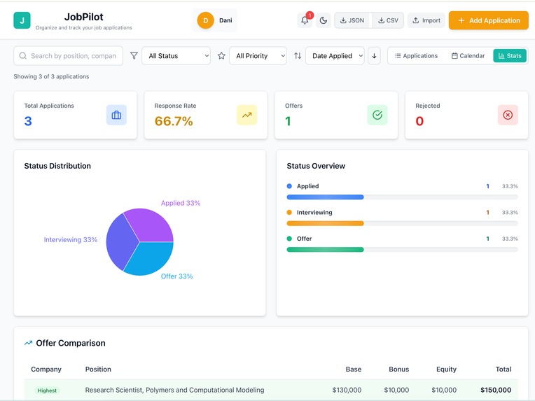 JobPilot – screenshot 5