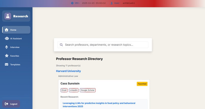 AcadFinder – screenshot 3