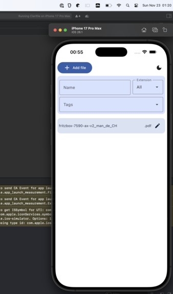 Clarifile – screenshot 3