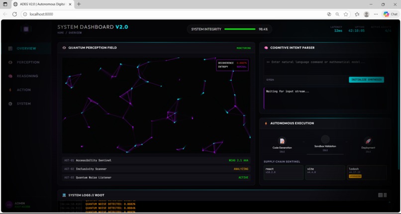 ADEG V2.0—the Autonomous Digital Ecosystem Guardian – screenshot 3