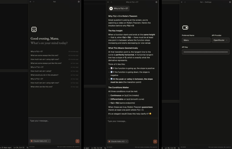 Kel: The AI agent that lives in your computer. – screenshot 3