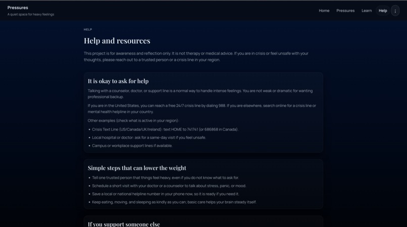 Pressures: Men's Mental Health – screenshot 2