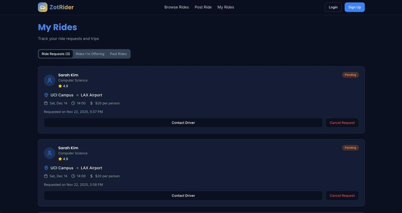 ZotRider – screenshot 3