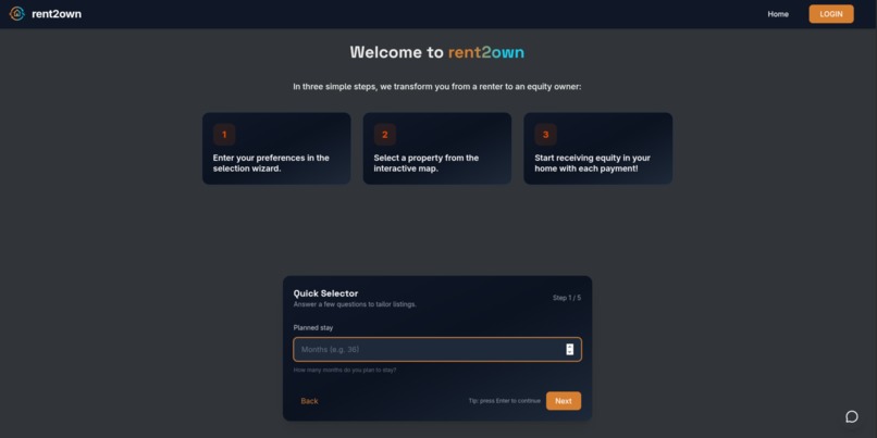 rent2own – screenshot 1