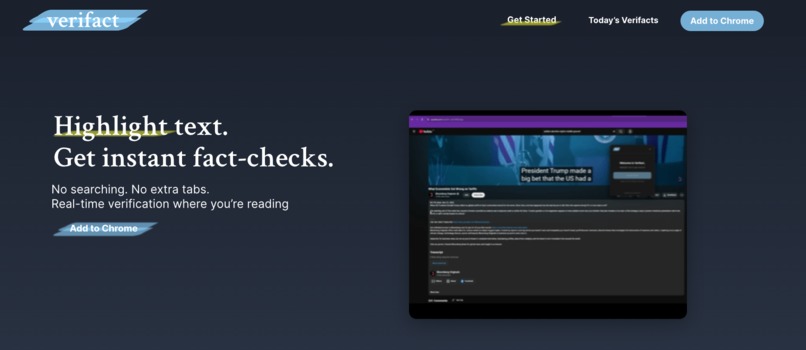 Verifact – screenshot 2