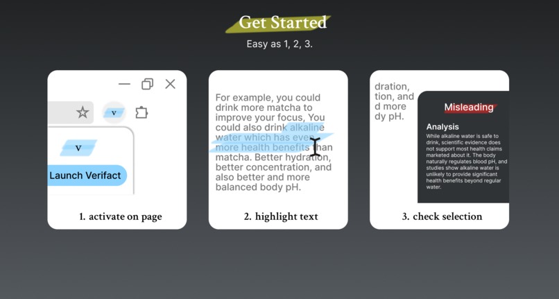 Verifact – screenshot 3