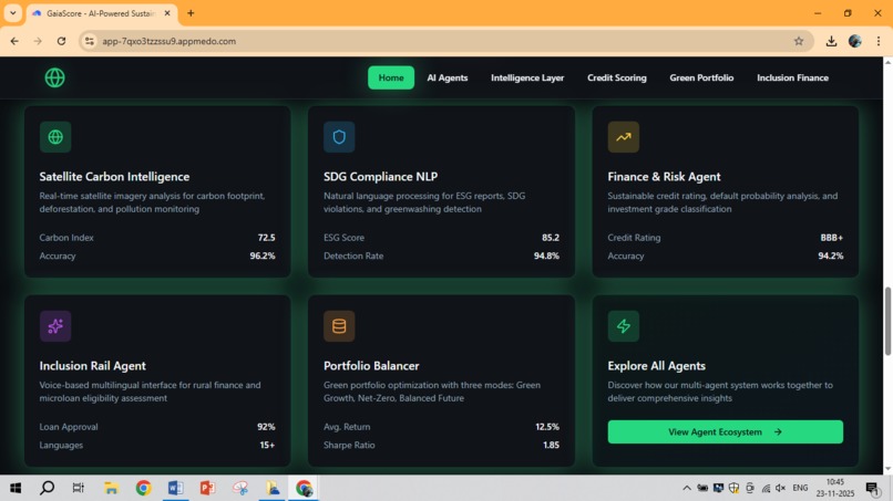 GreenLens AI – Dynamic ESG & Credit Intelligence – screenshot 3