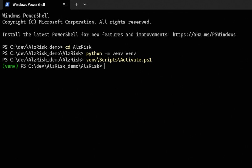 AlzRisk – screenshot 2