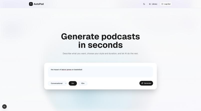 AutoPod – screenshot 1