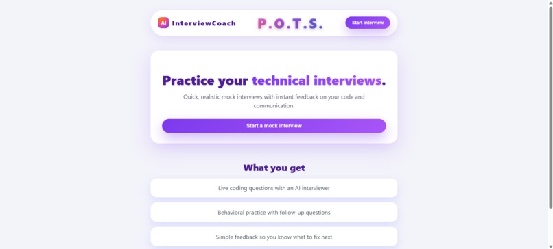 P.O.T.S. – screenshot 1