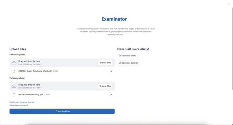 Examinator – screenshot 3