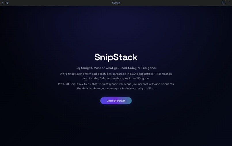 SnipStack – screenshot 1