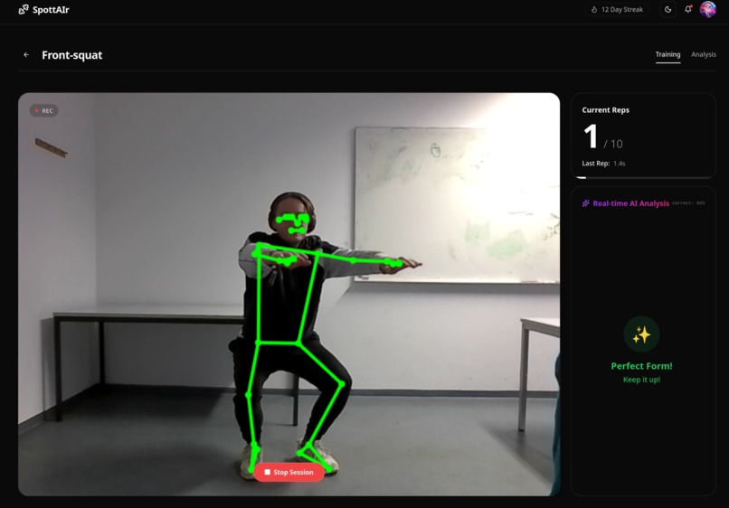 Spottair – screenshot 2
