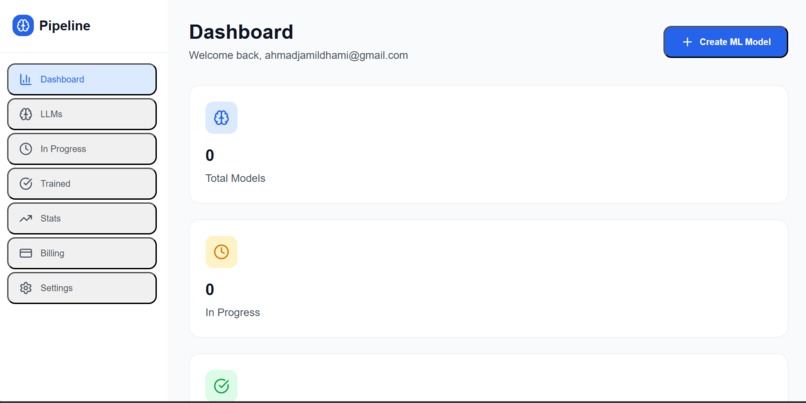Pipeline | World's first no code machine learning platform  – screenshot 2
