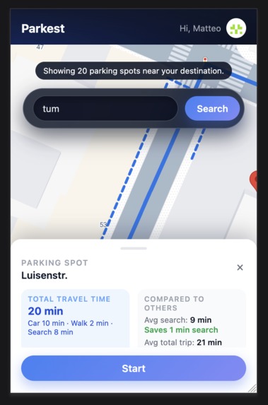 ParkingBuddy (now Parkest) – screenshot 3