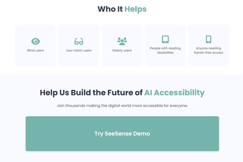 SeeSense — AI Vision Assistant for the Blind – screenshot 4