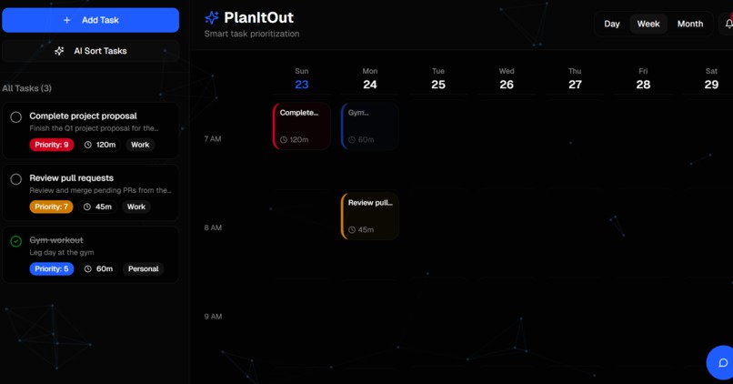 PlanItOut – screenshot 5