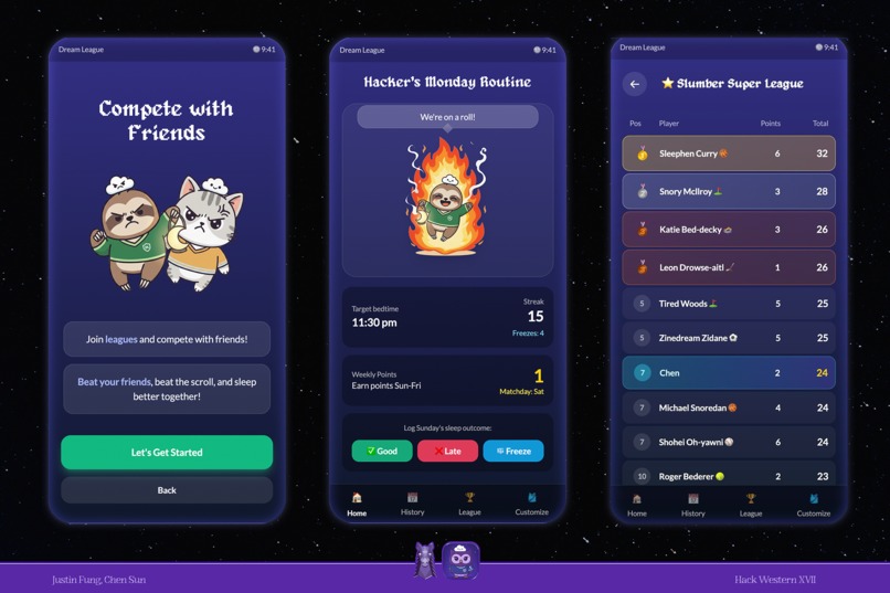 Dream League - Gamified Sleep Tracker – screenshot 2