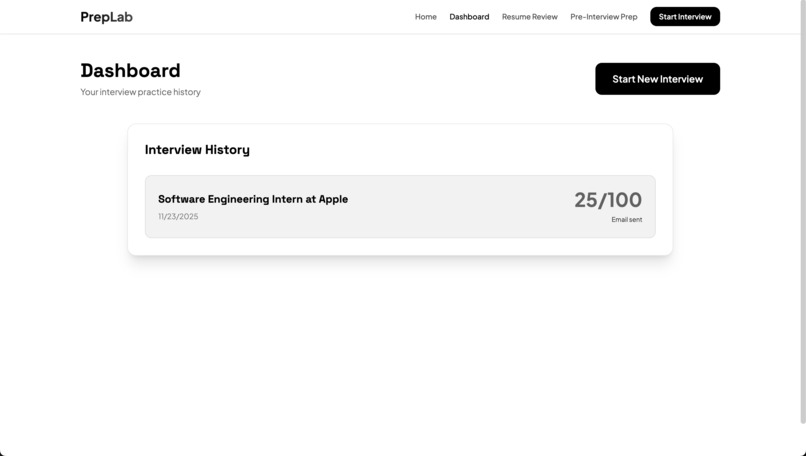 PrepLab – screenshot 1