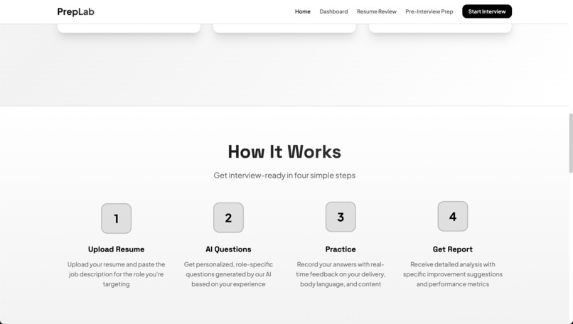 PrepLab – screenshot 2