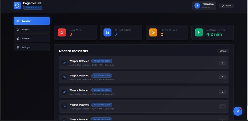 Cognisecure – screenshot 1