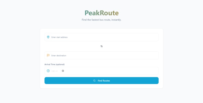 PeakRoute – screenshot 2