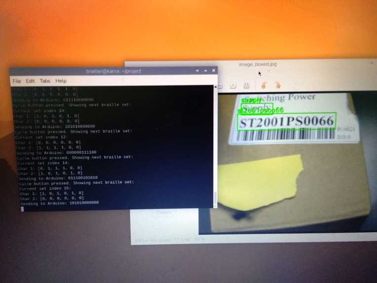Brailler made by Karna and team of grade 8 – screenshot 2