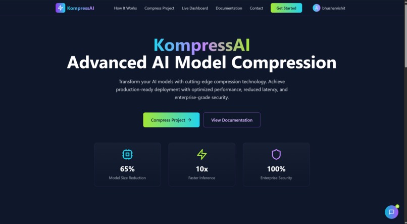 KompressAI – screenshot 1