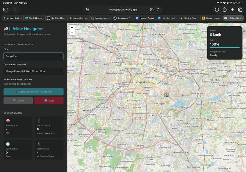 Nodus - Lifeline Navigator (Senior category Class-12)  – screenshot 1