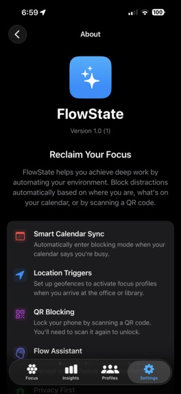 FlowState – screenshot 2
