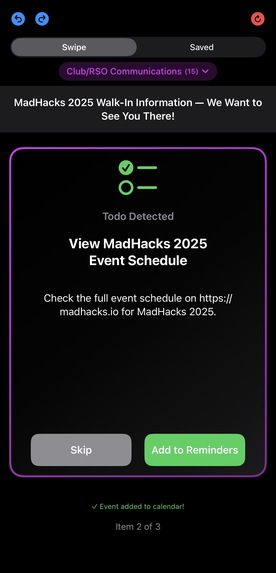 iSwipe – Your intelligent email management tool – screenshot 7