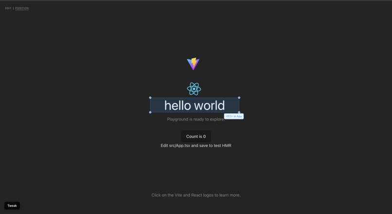 tweak – screenshot 2