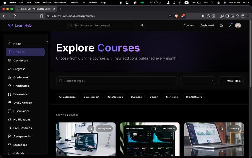LearnHub – screenshot 3