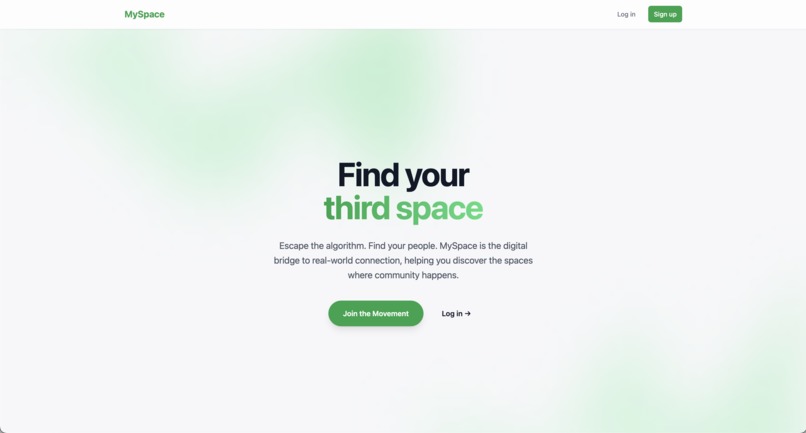 MySpace – screenshot 1