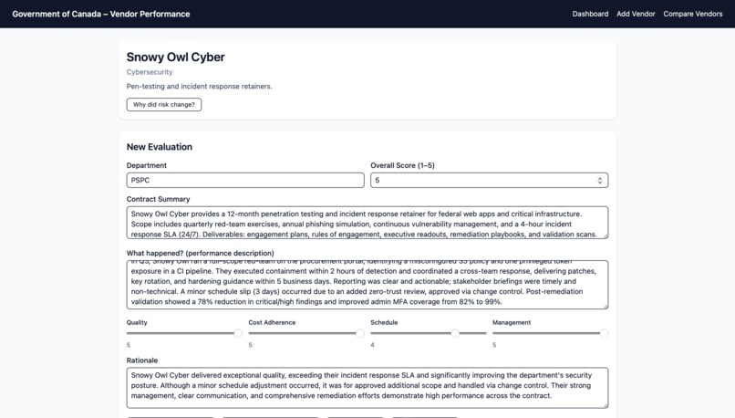 VendorVanguard – screenshot 3