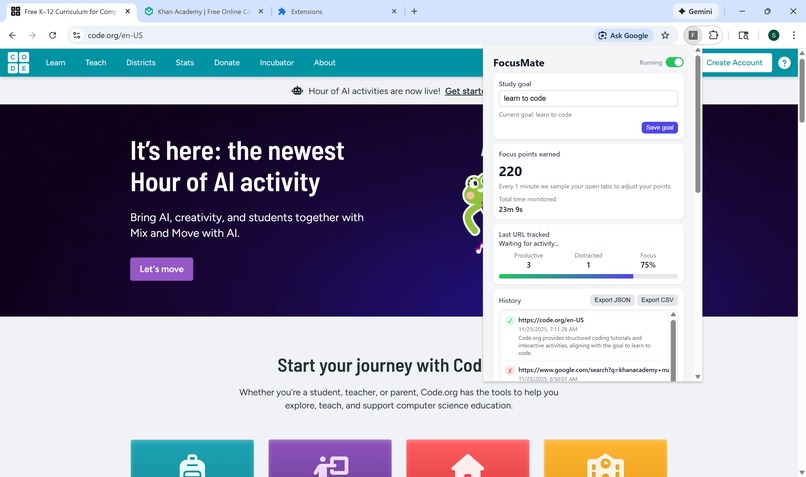 FocusMate – screenshot 2