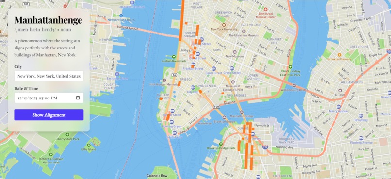 Manhattanhenge – screenshot 1