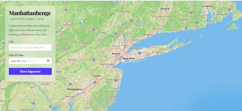 Manhattanhenge – screenshot 2