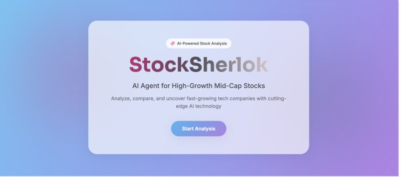StockSherlok: Your AI Stock Detective – screenshot 1