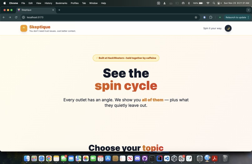 Skeptique – screenshot 1