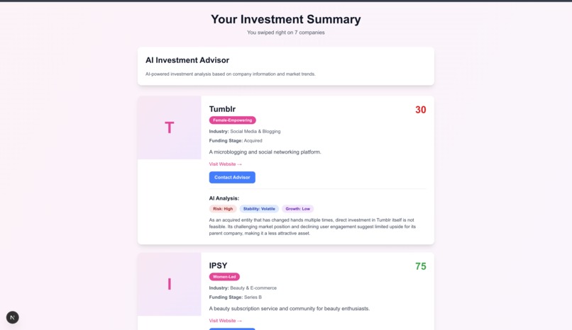 Investie – screenshot 1