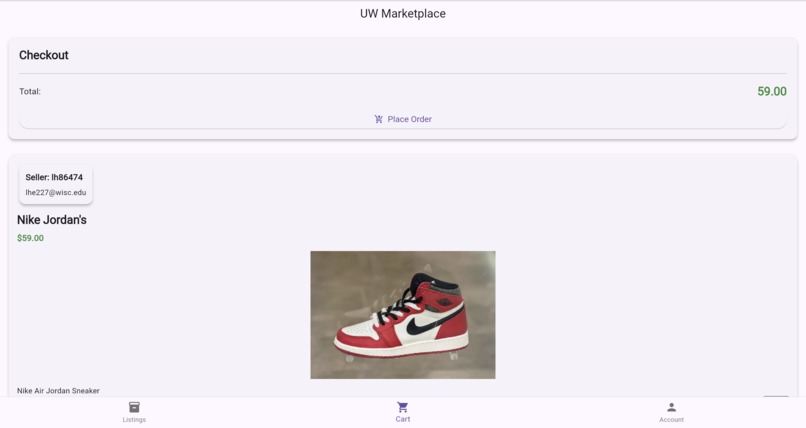 UW Marketplace – screenshot 3
